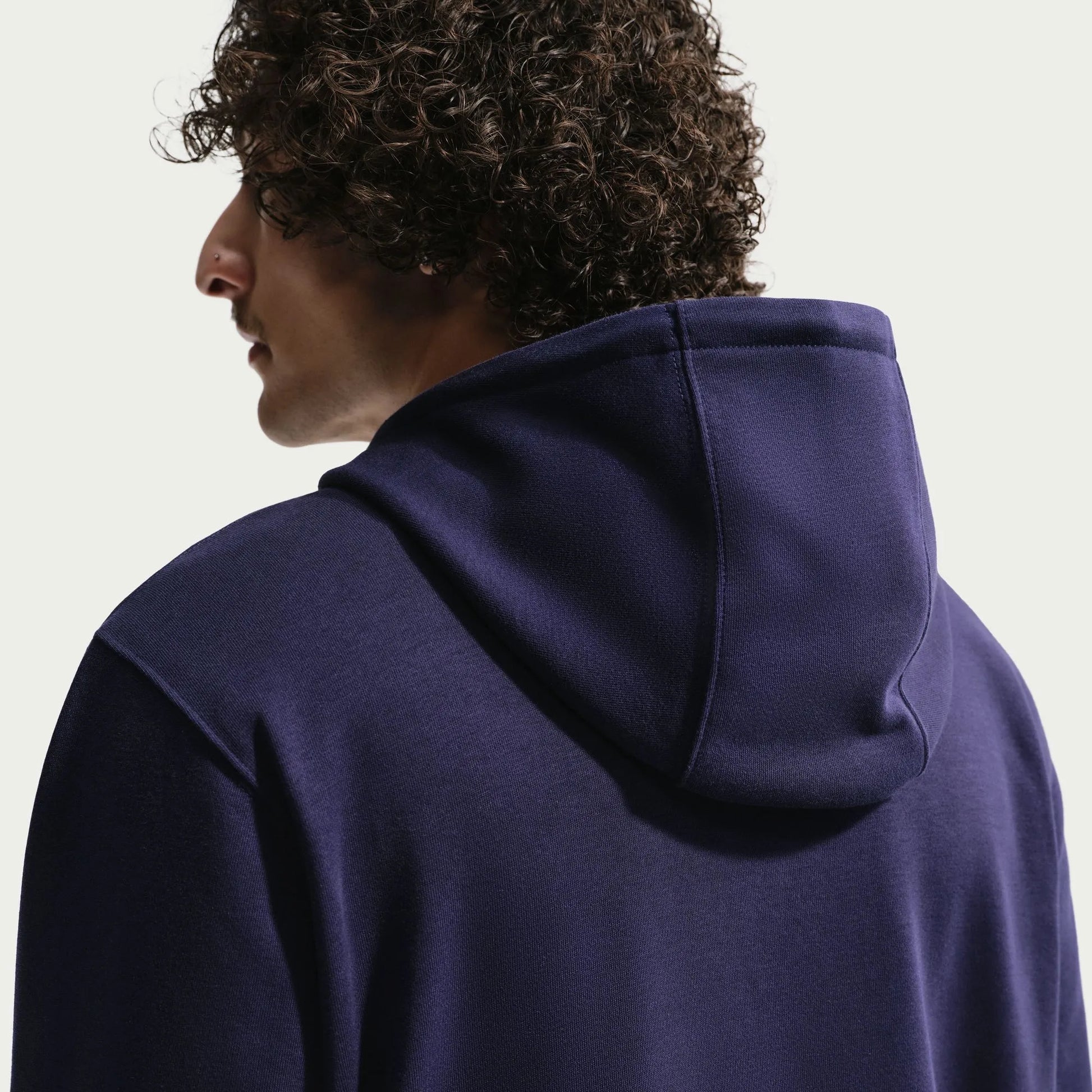 2026-27 France Men's Club French Terry Pullover Hoodie Blackened Blue/White - Nike