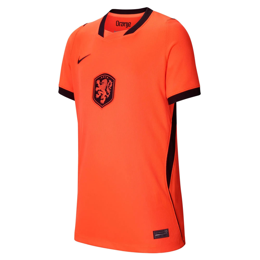 2026-27 Netherlands Youth Stadium Home Soccer Jersey Hyper Crimson/Black - Nike