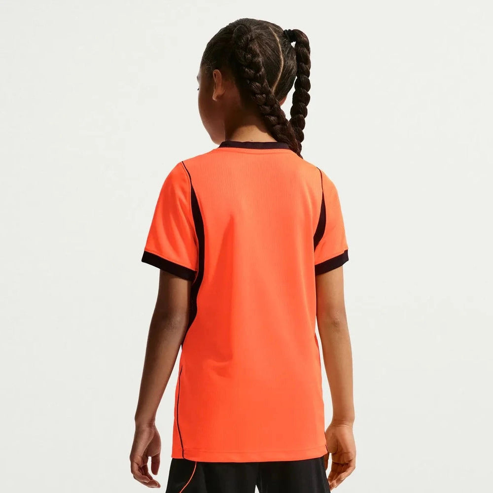 2026-27 Netherlands Youth Stadium Home Soccer Jersey Hyper Crimson/Black - Nike