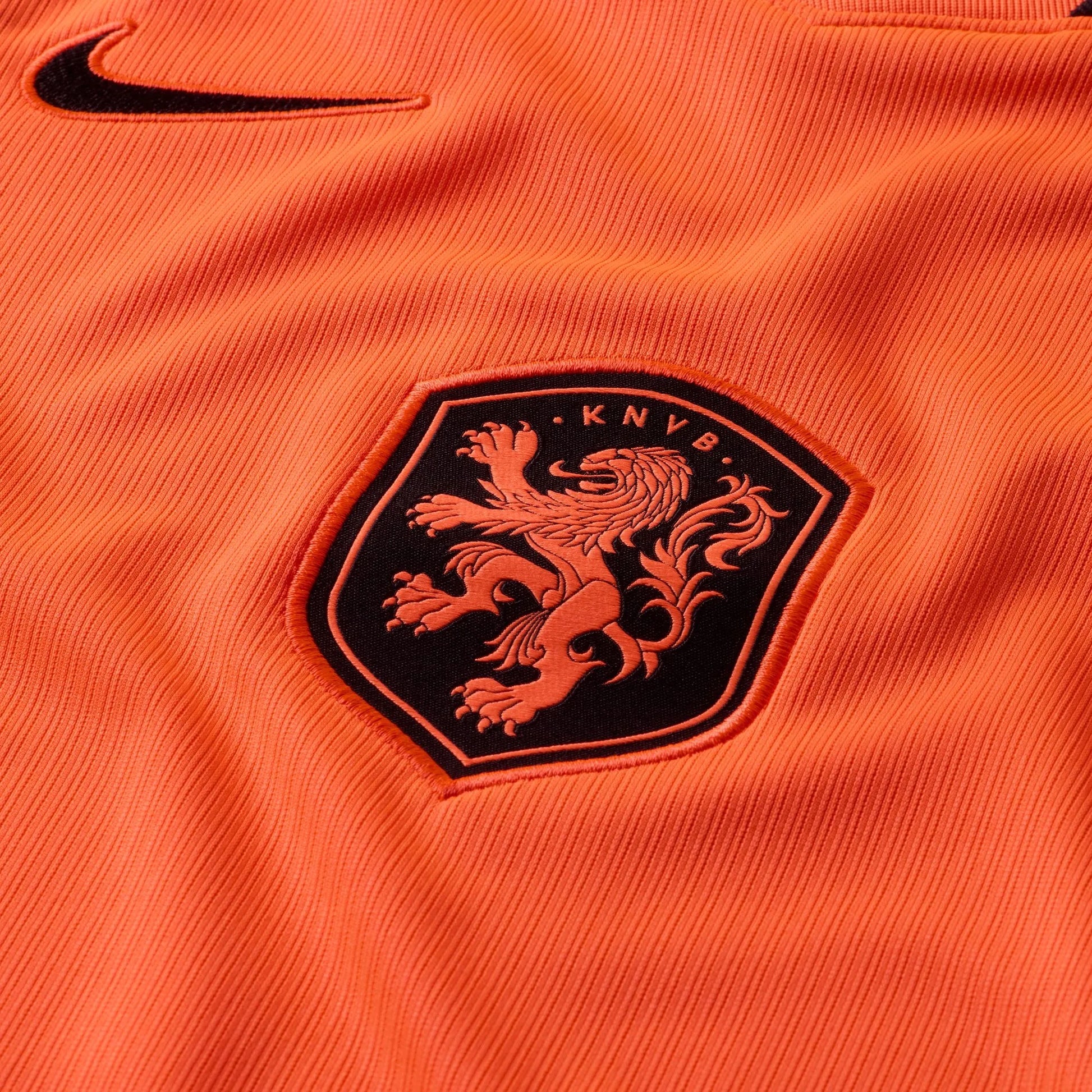 2026-27 Netherlands Youth Stadium Home Soccer Jersey Hyper Crimson/Black - Nike