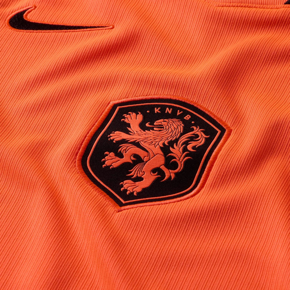 2026-27 Netherlands Youth Stadium Home Soccer Jersey Hyper Crimson/Black - Nike