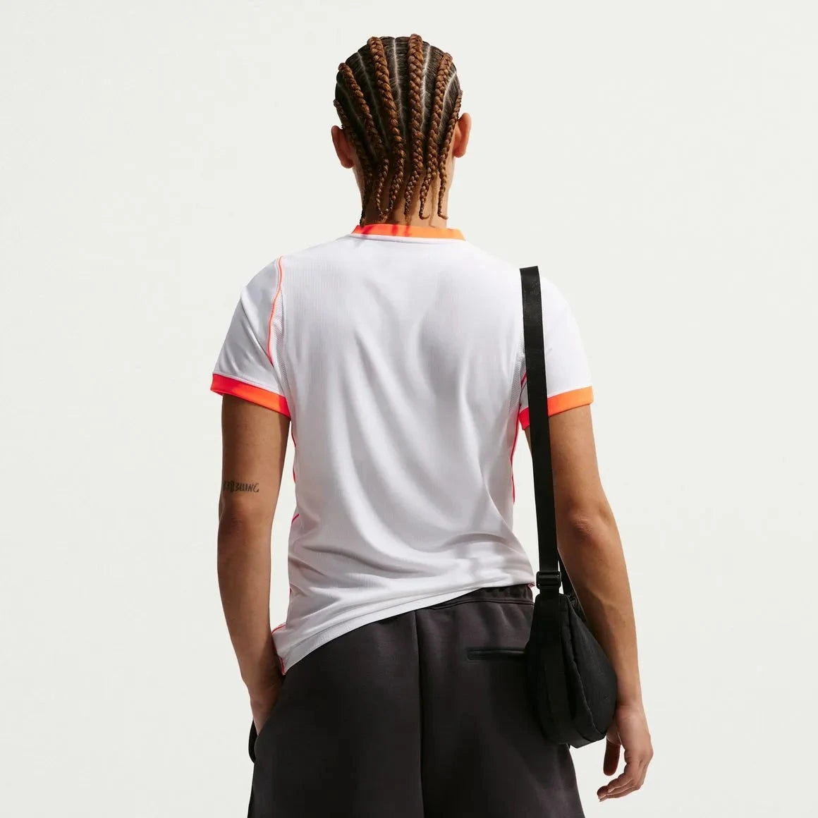 2026-27 Netherlands Women's Stadium Away Soccer Jersey White/Hyper Crimson/Black - Nike