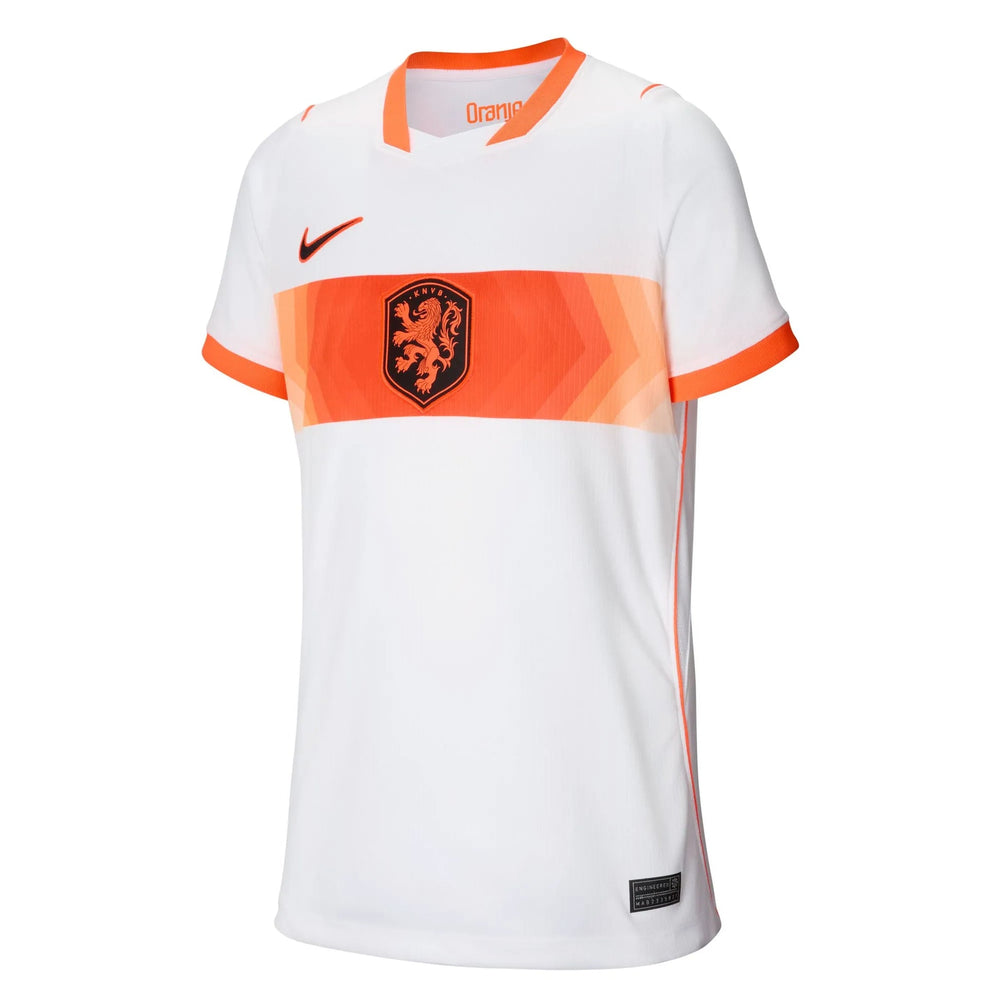 2026-27 Netherlands Youth Stadium Away Soccer Jersey White/Hyper Crimson/Black - Nike