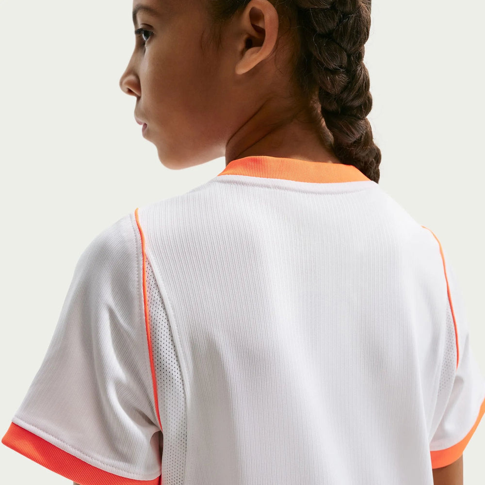 2026-27 Netherlands Youth Stadium Away Soccer Jersey White/Hyper Crimson/Black - Nike