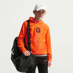 2026-27 Netherlands Youth Club Pullover Hoodie Safety Orange/Black - Nike