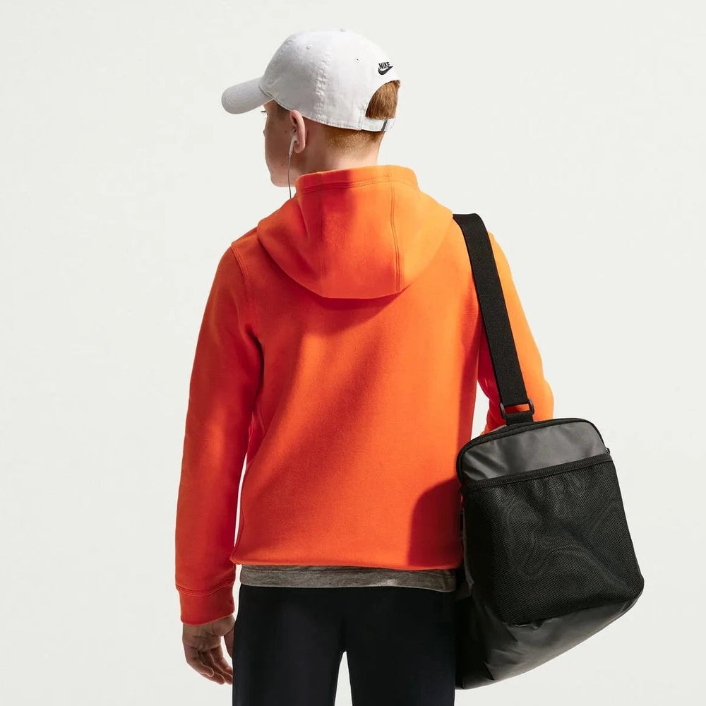 2026-27 Netherlands Youth Club Pullover Hoodie Safety Orange/Black - Nike