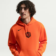 2026-27 Netherlands Men's Club Pullover Hoodie Safety Orange/Black - Nike