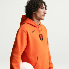 2026-27 Netherlands Men's Club Pullover Hoodie Safety Orange/Black - Nike
