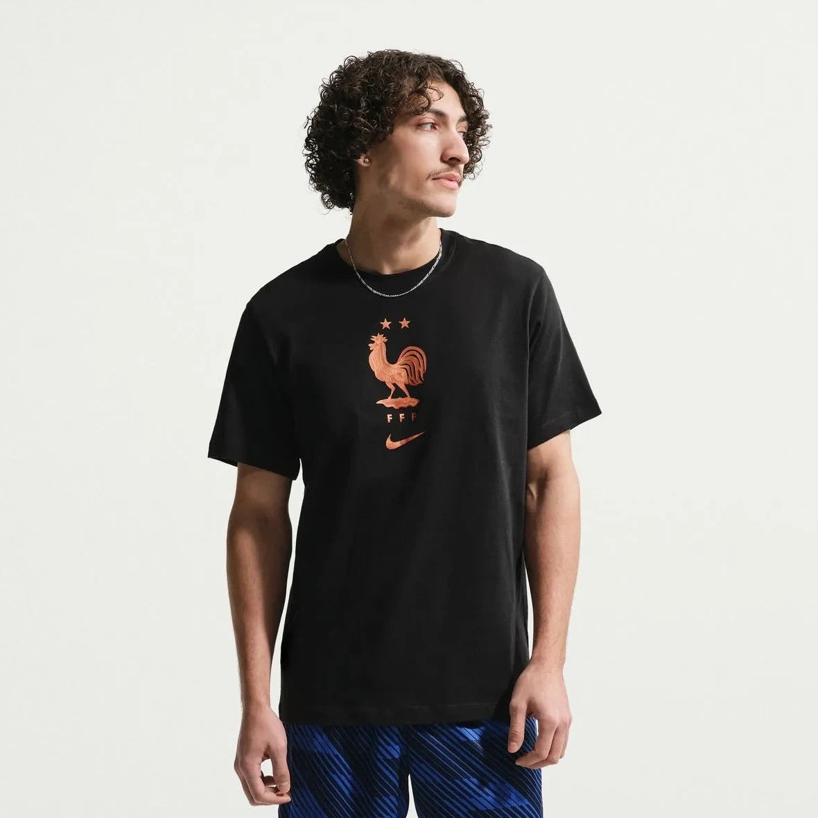 2026-27 France Men's Crest Tee Black - Nike