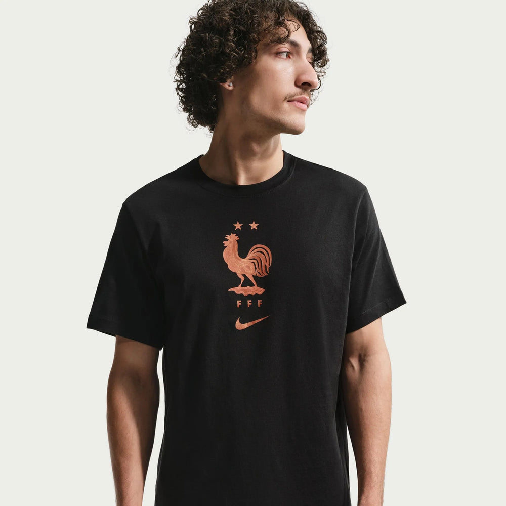 2026-27 France Men's Crest Tee Black - Nike