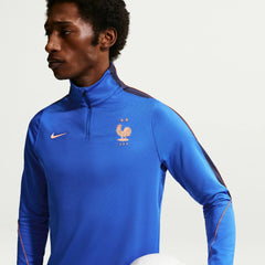 2026-27 France Men's Strike Drill Top Game Royal/Metallic Copper - Nike