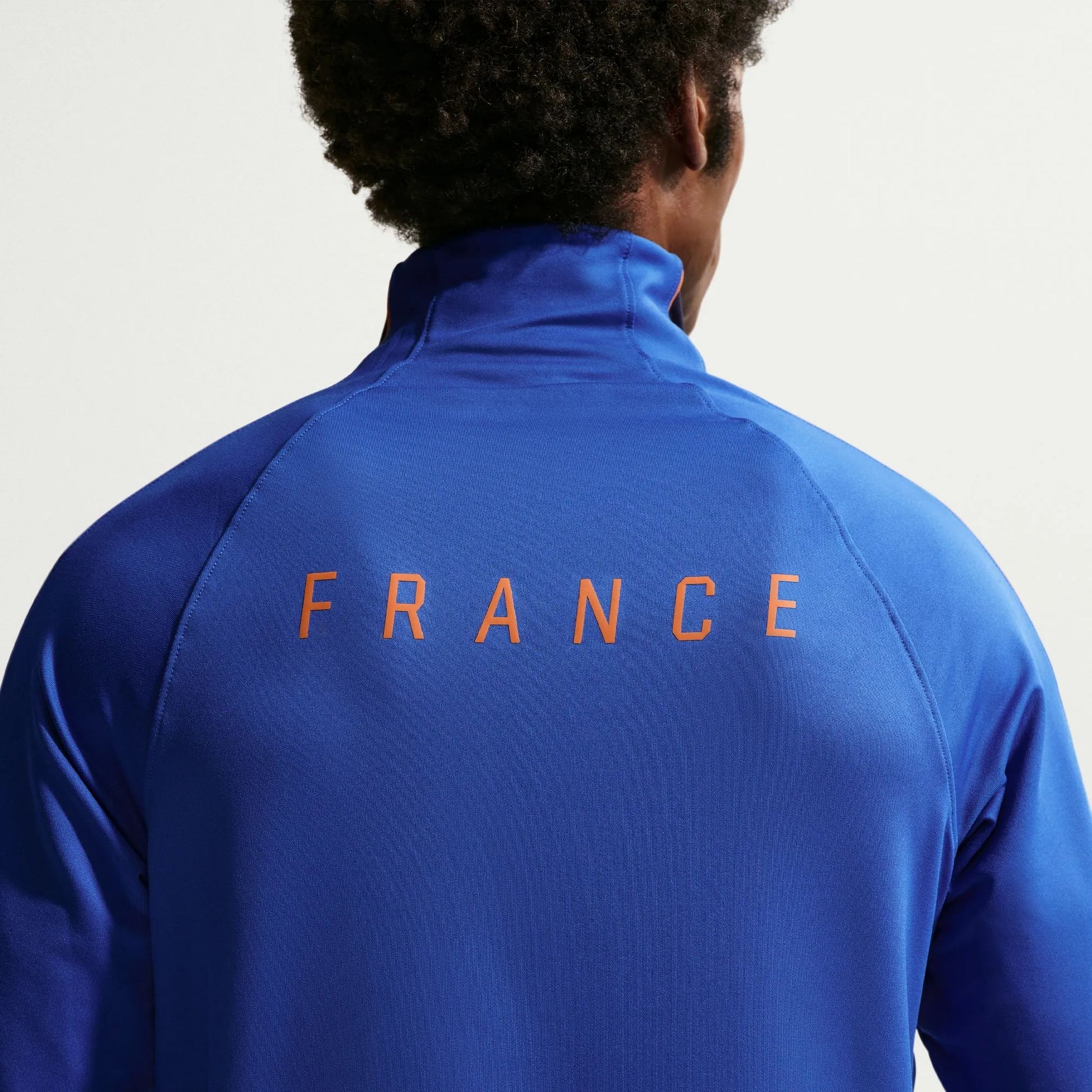 2026-27 France Men's Strike Drill Top Game Royal/Metallic Copper - Nike