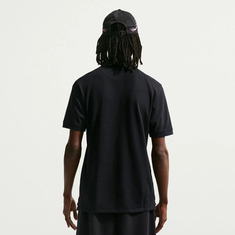 2026-27 Netherlands Men's The Polo 2.0 Black/Hyper Crimson - Nike