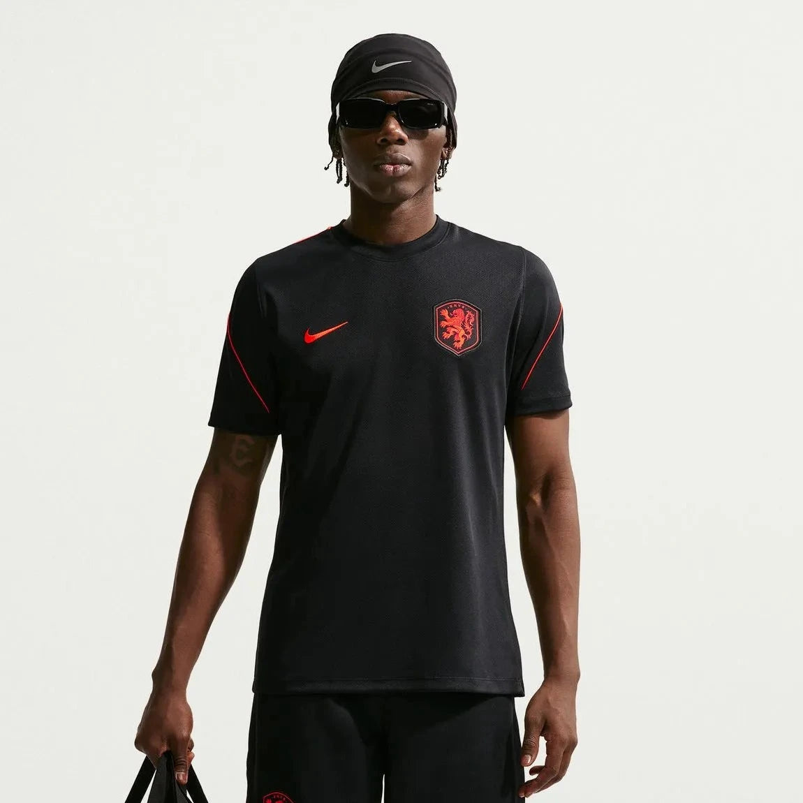 2026-27 Netherlands Men's Strike Top Black/Hyper Crimson/Hyper Crimson - Nike