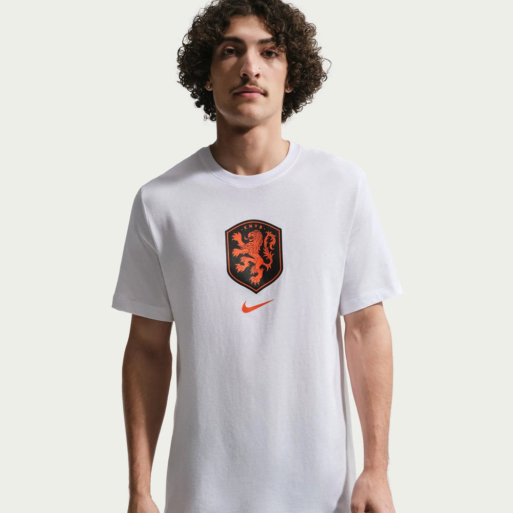 2026-27 Netherlands Men's Crest Tee White - Nike