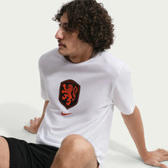 2026-27 Netherlands Men's Crest Tee White - Nike