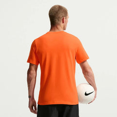 2026-27 Netherlands Men's Crest Tee Safety Orange - Nike