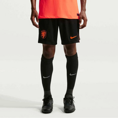2026-27 Netherlands Men's Stadium Home Shorts Black/Hyper Crimson - Nike