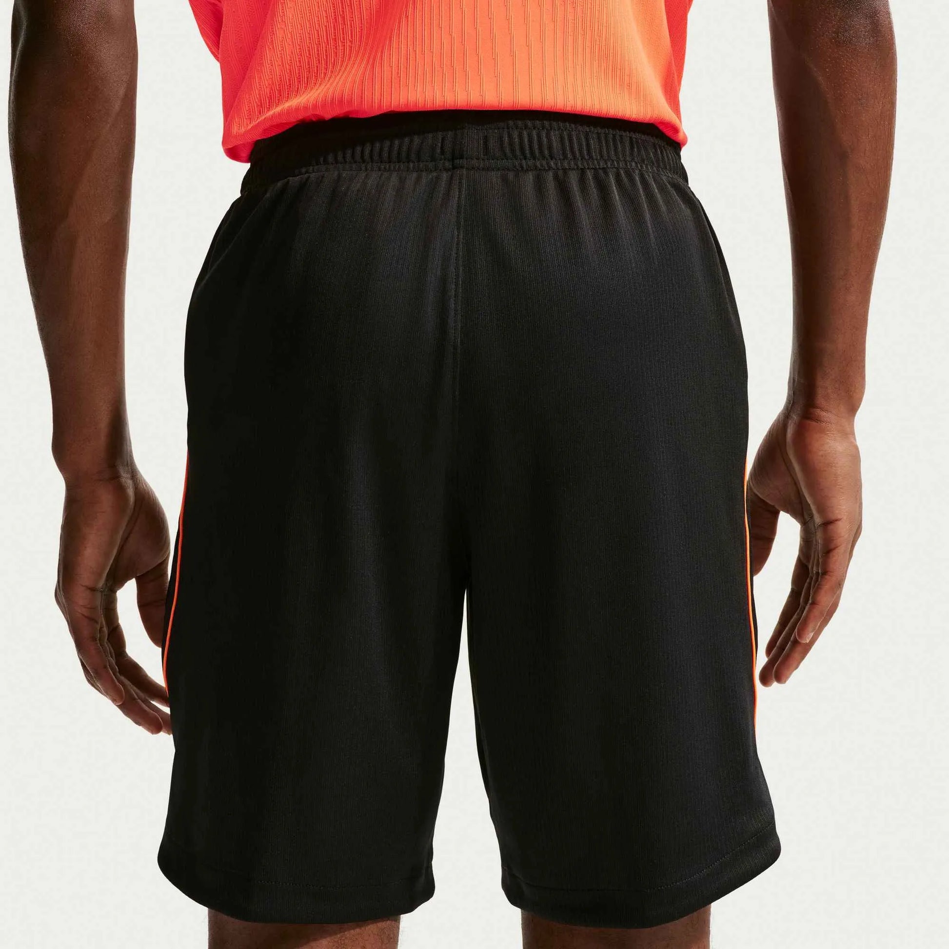 2026-27 Netherlands Men's Stadium Home Shorts Black/Hyper Crimson - Nike