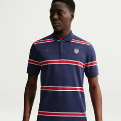 2026-27 USMNT Men's The Polo 2.0 Midnight Navy/Sail/University Red - Nike