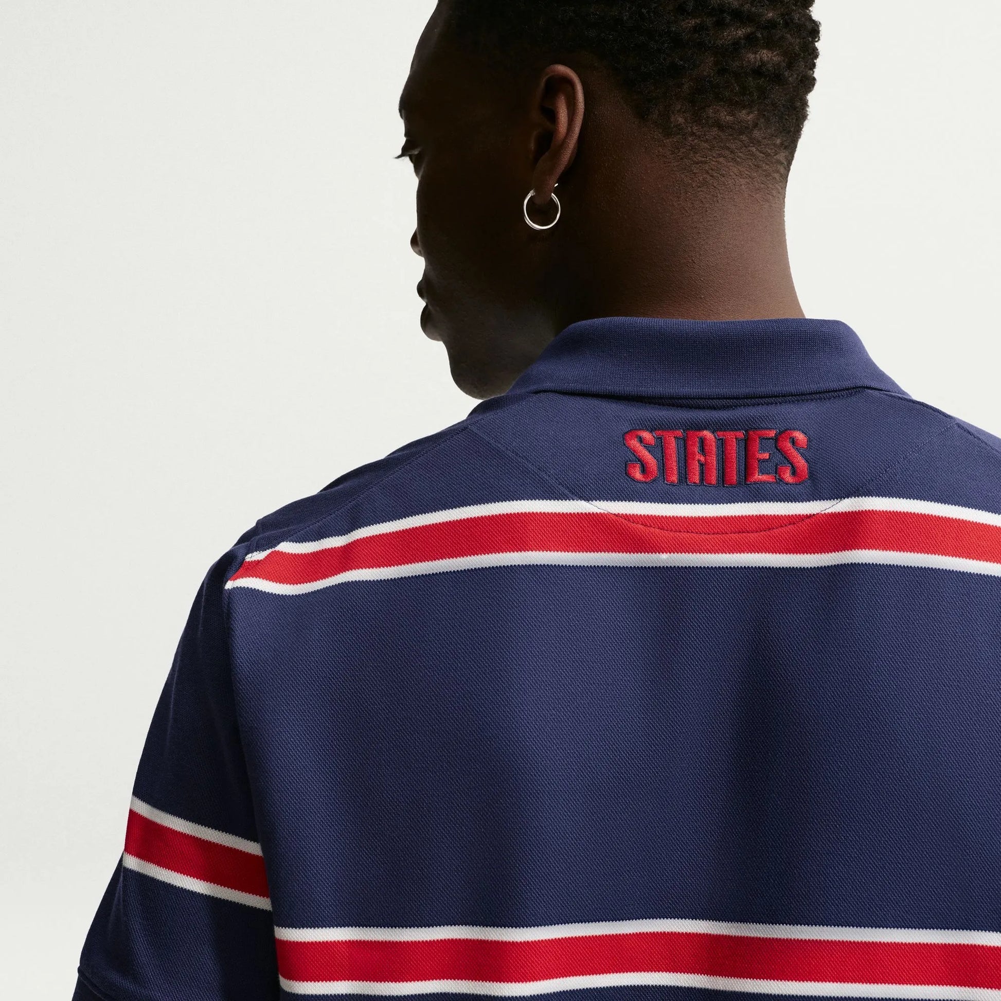 2026-27 USMNT Men's The Polo 2.0 Midnight Navy/Sail/University Red - Nike