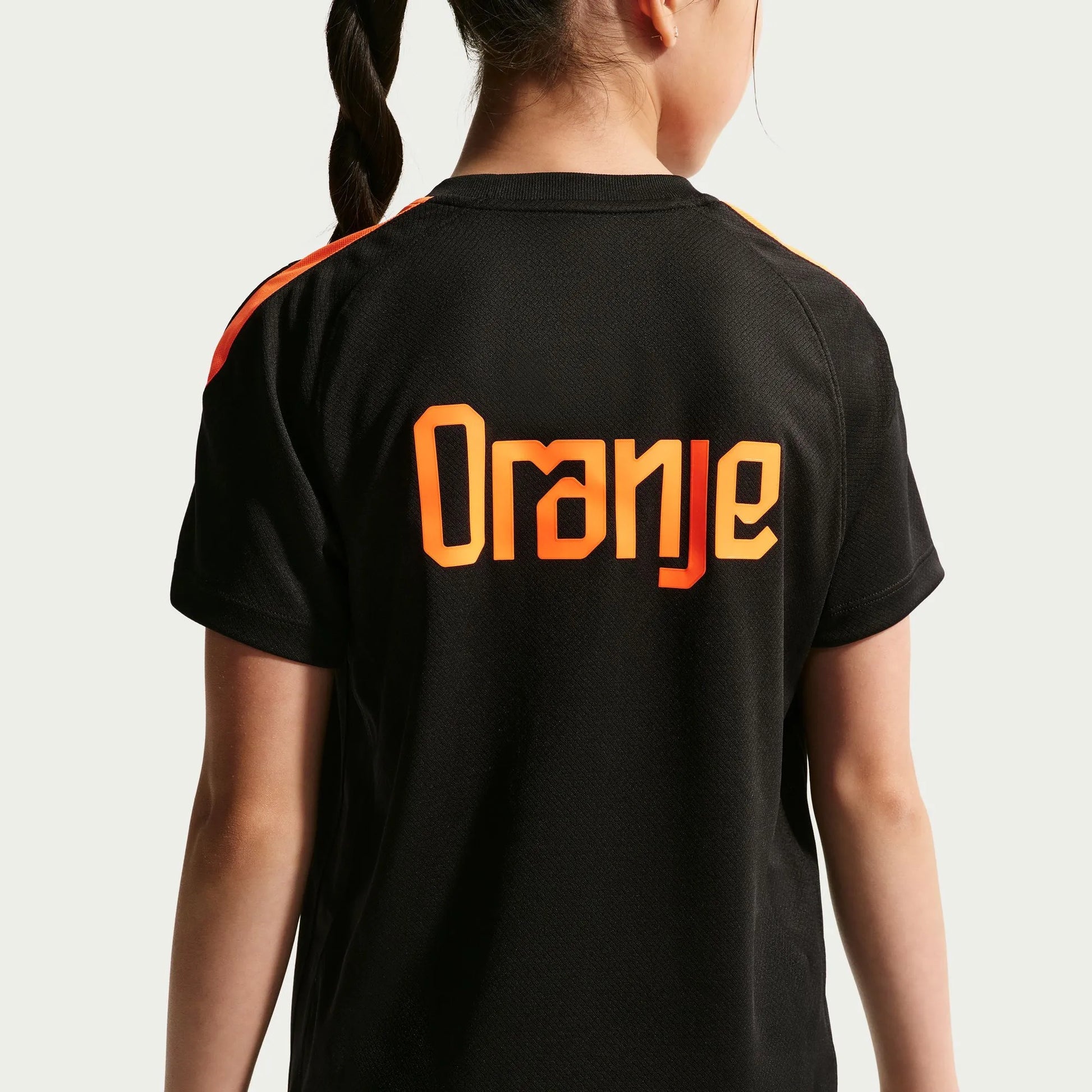 2026-27 Netherlands Youth Strike Top Black/Hyper Crimson/Hyper Crimson - Nike