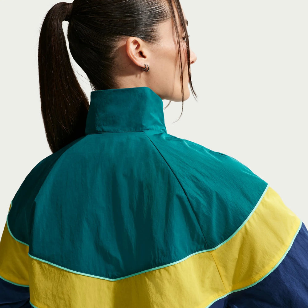 2026-27 Brazil Women's UV Woven Jacket Coastal Blue/Geode Teal/Midwest Gold/Midwest Gold - Nike