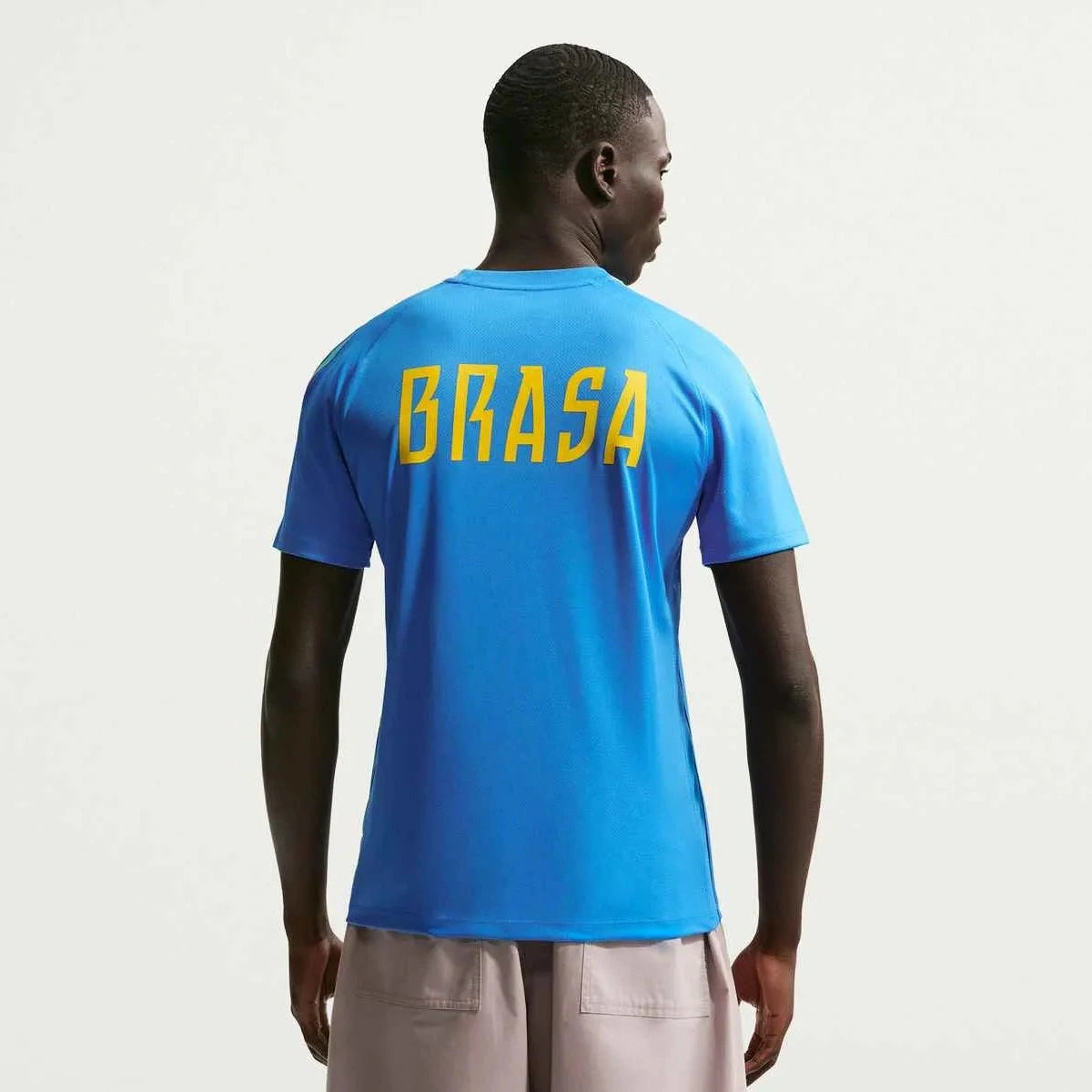 2026-27 Brazil Men's Strike Top LT Photo Blue/Light Menta/Midwest Gold - Nike