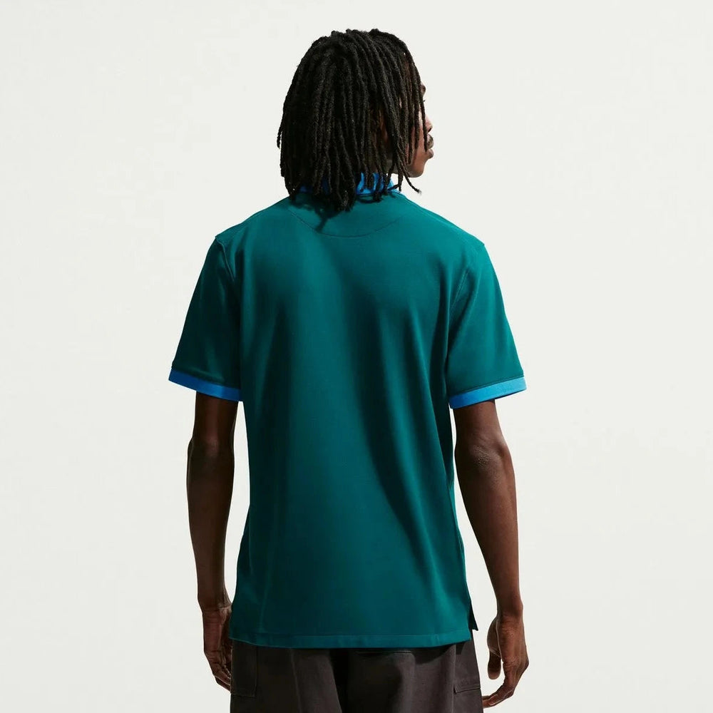 2026-27 Brazil Men's The Polo 2.0 Geode Teal/LT Photo Blue/Midwest Gold - Nike