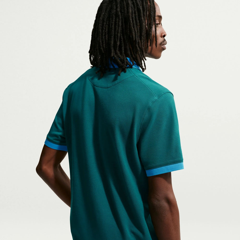 2026-27 Brazil Men's The Polo 2.0 Geode Teal/LT Photo Blue/Midwest Gold - Nike