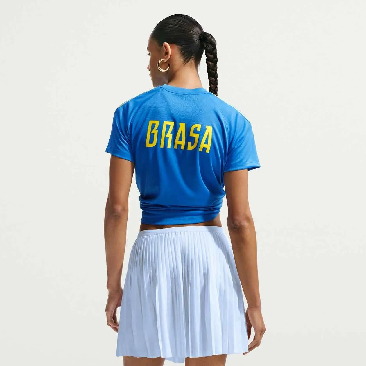 2026-27 Brazil Women's Strike Top Lt Photo Blue/Light Menta/Midwest Gold - Nike
