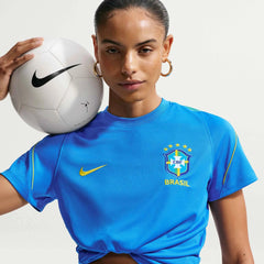 2026-27 Brazil Women's Strike Top Lt Photo Blue/Light Menta/Midwest Gold - Nike