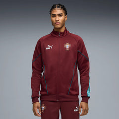 2026-27 Portugal Men's KING Anthem Jacket Ruby Shimmer-Sea Glass - Puma