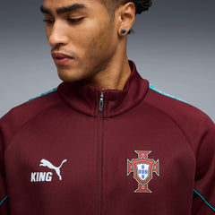 2026-27 Portugal Men's KING Anthem Jacket Ruby Shimmer-Sea Glass - Puma