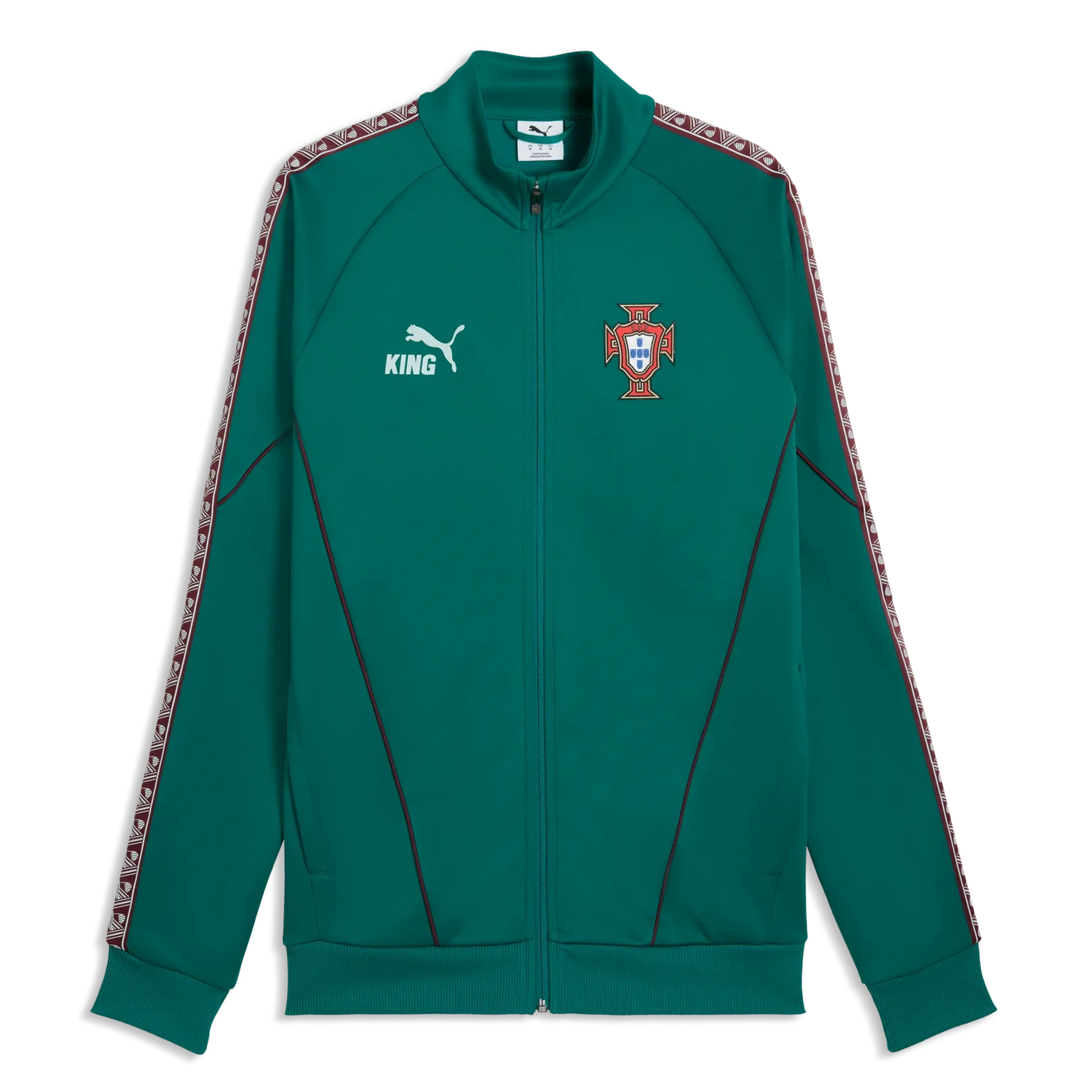 2026-27 Portugal Men's KING Anthem Jacket Green Lagoon-Ruby Shimmer - Puma