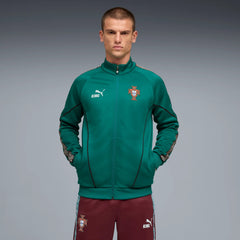 2026-27 Portugal Men's KING Anthem Jacket Green Lagoon-Ruby Shimmer - Puma