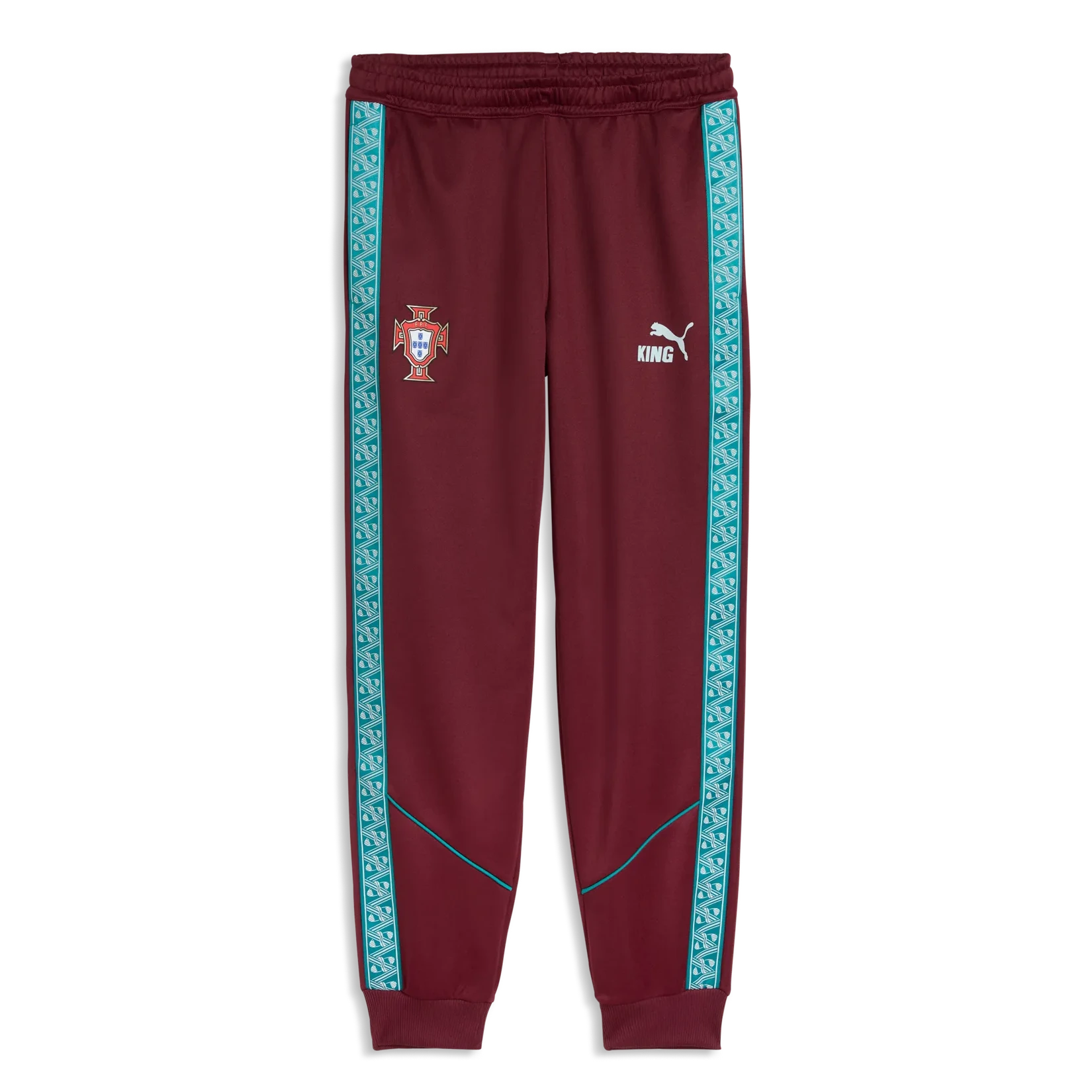 2026-27 Portugal Men's KING Anthem Pants Ruby Shimmer-Sea Glass - Puma