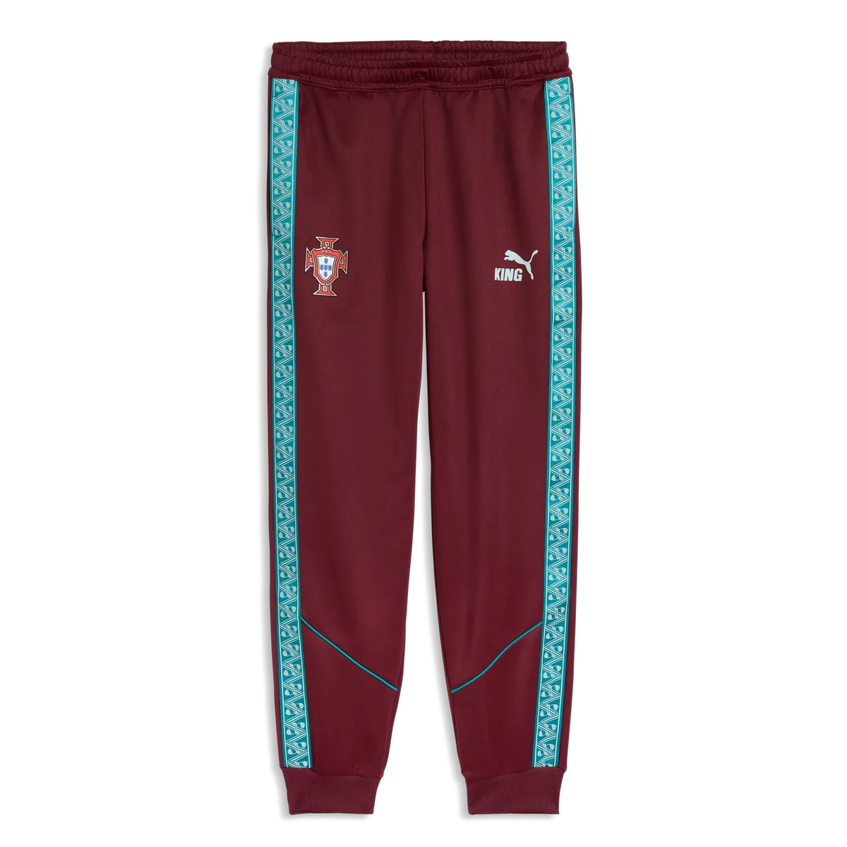 2026-27 Portugal Men's KING Anthem Pants Ruby Shimmer-Sea Glass - Puma