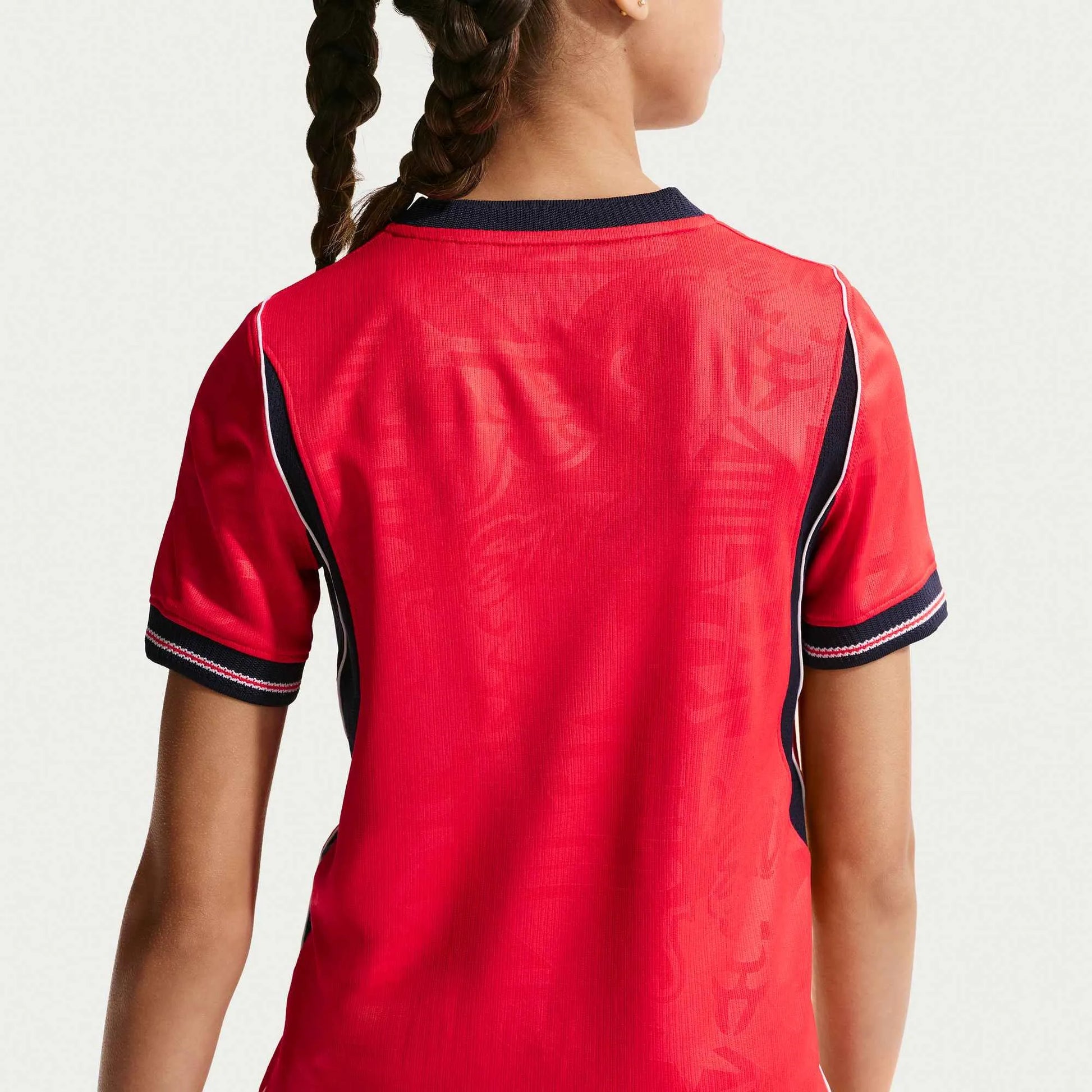 2026-27 England Youth Stadium Away Soccer Jersey Speed Red/Obsidian/White/Obsidian - Nike