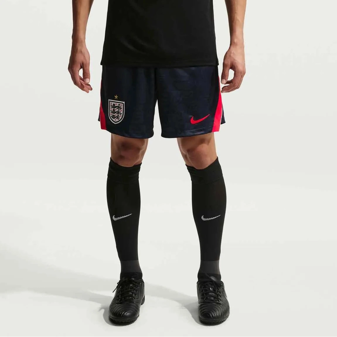 2026-27 England Men's Stadium Away Shorts Obsidian/Speed Red/White/Speed Red - Nike