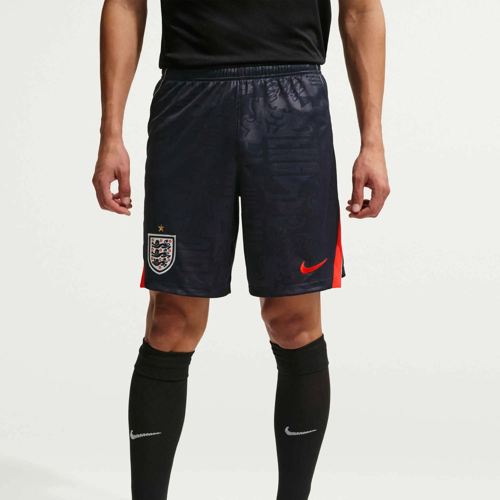 2026-27 England Men's Stadium Away Shorts Obsidian/Speed Red/White/Speed Red - Nike