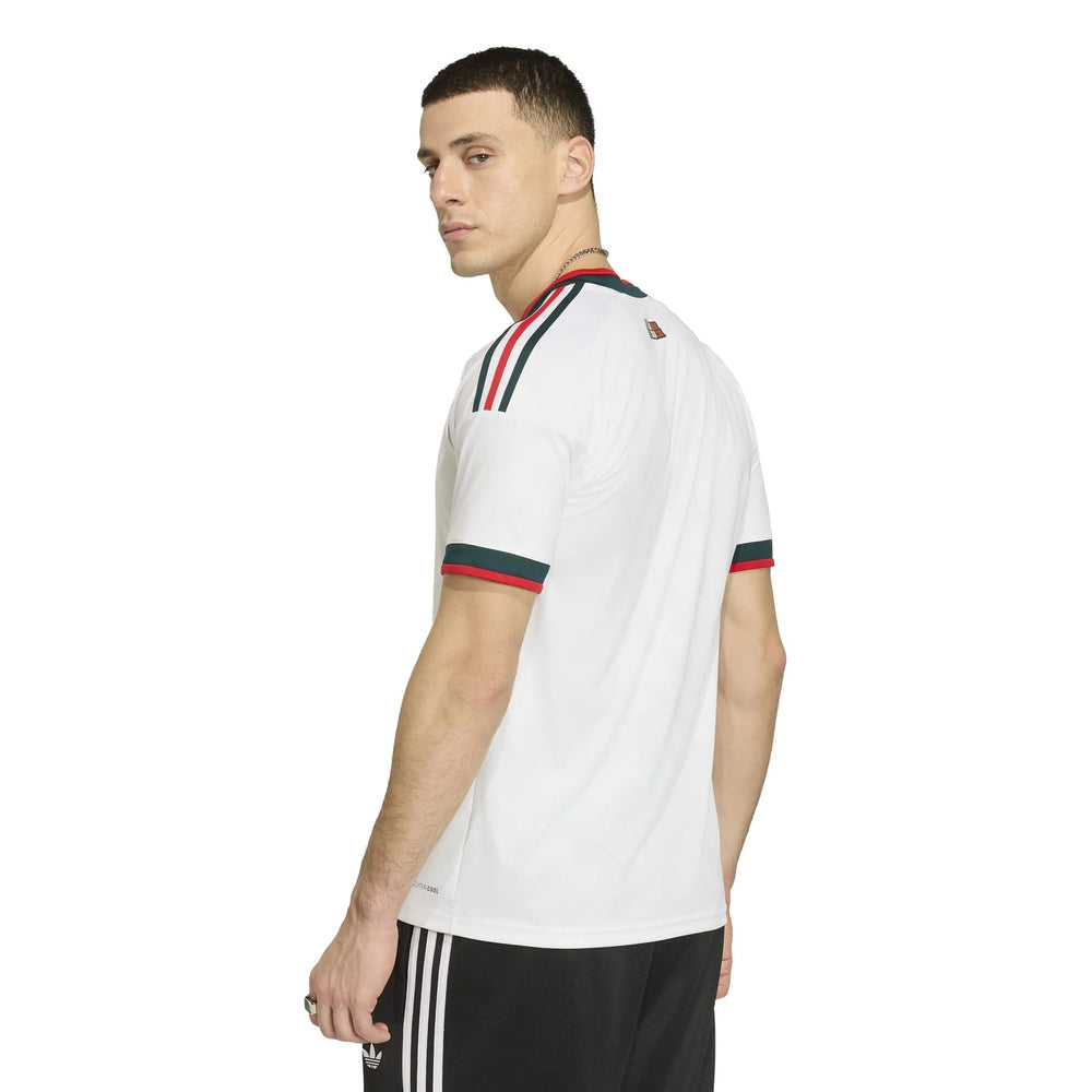 2026 Mexico Men's Stadium Away Soccer Jersey White - Adidas