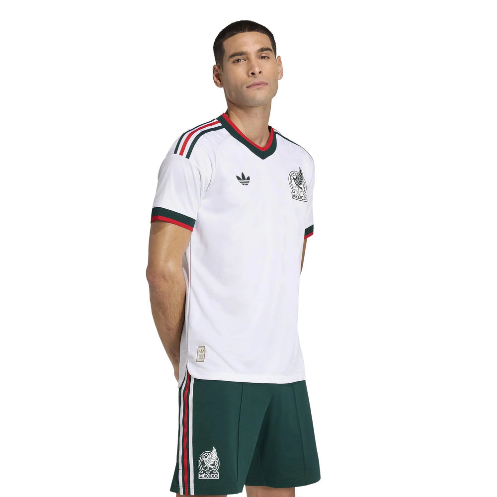 2026 Mexico Men's Authentic Away Soccer Jersey White - Adidas