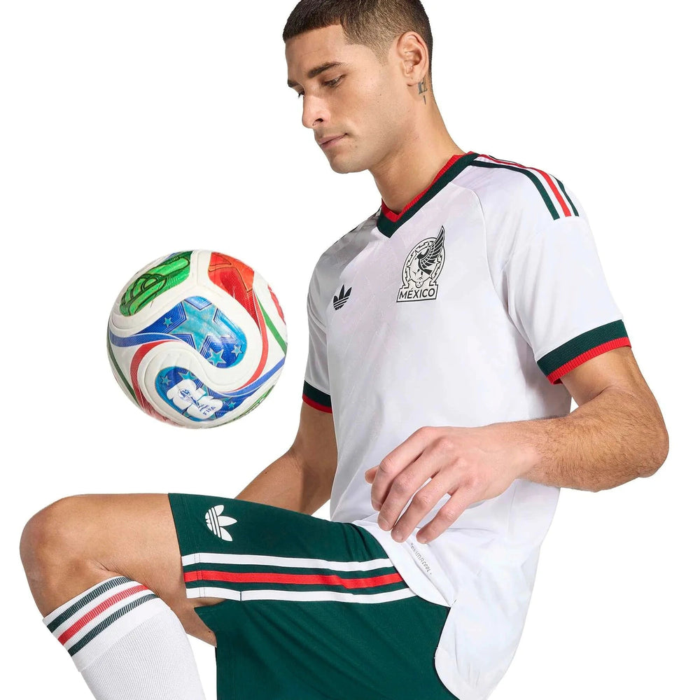 2026 Mexico Men's Authentic Away Soccer Jersey White - Adidas