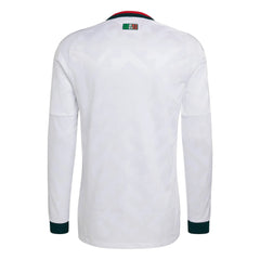 2026 Mexico Men's Authentic Away Long-Sleeve Soccer Jersey White - Adidas