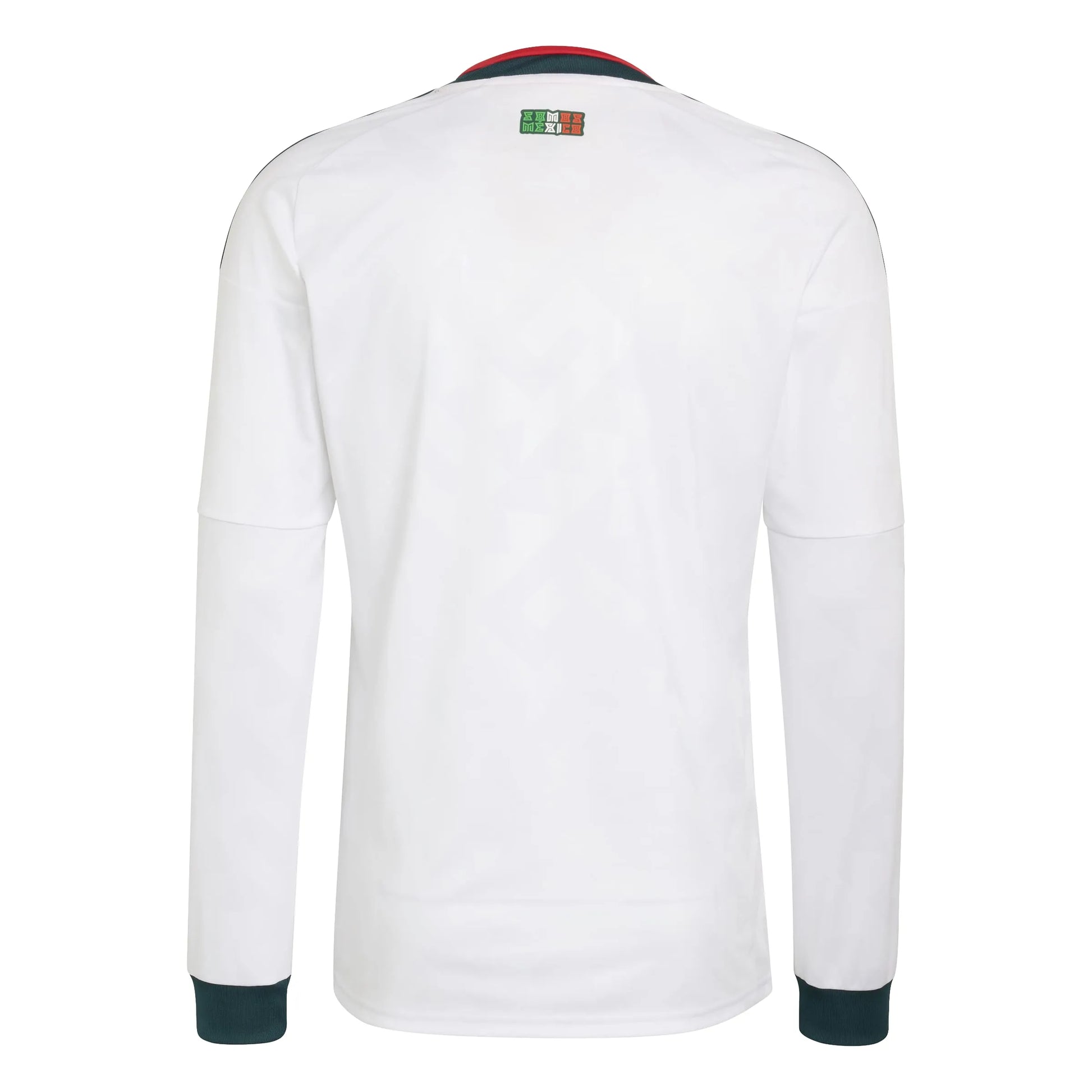 2026 Mexico Men's Stadium Away Long-Sleeve Soccer Jersey White - Adidas