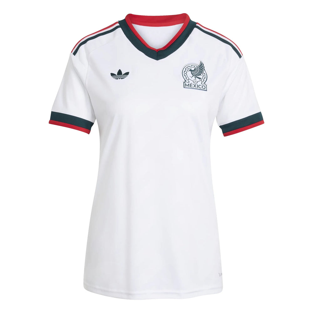 2026 Mexico Women's Stadium Away Soccer Jersey White - Adidas