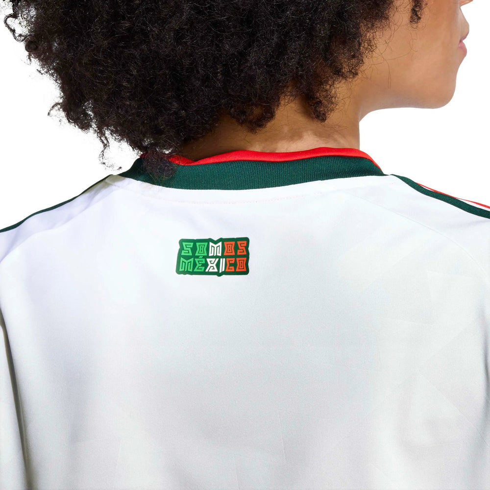 2026 Mexico Women's Stadium Away Soccer Jersey White - Adidas